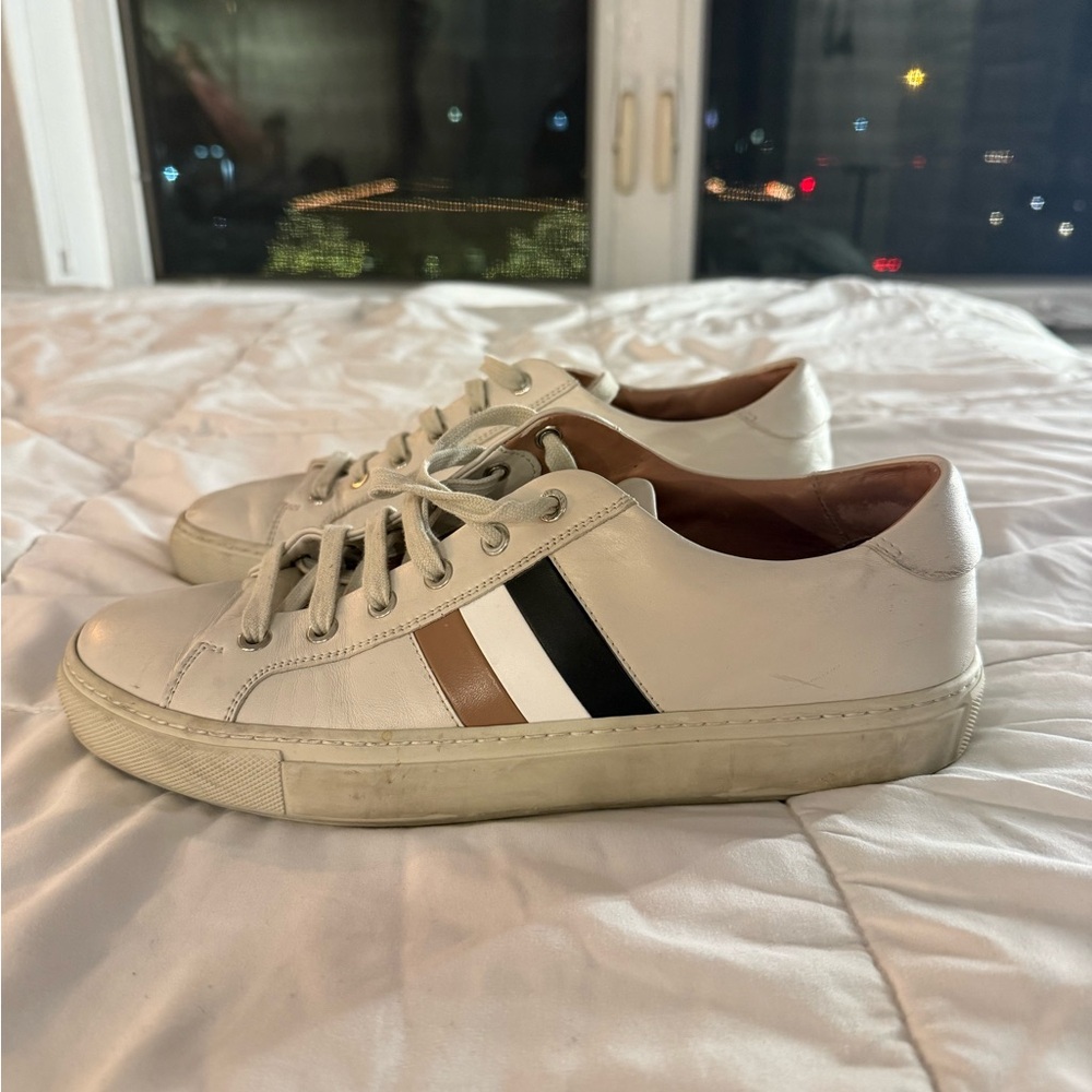 Stylish White BOSS Men’s Sneakers